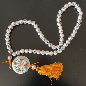 Asian style necklace handmade